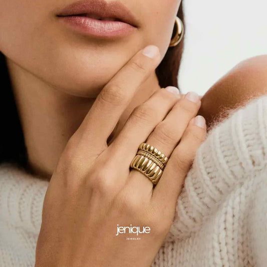 Ring Chunky Croissant "Elara"