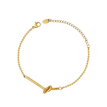 Armband Kugelkettchen Knoten "Aurélie"