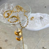 Ohrring Bicolor Silber & Gold "Amara"