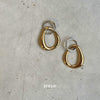 Ohrring Bicolor Silber & Gold "Amara"