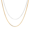 Halskette Two Layers Gold Silber "Melora"