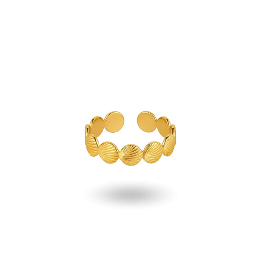 Ring Muschelring verstellbar "Malia"